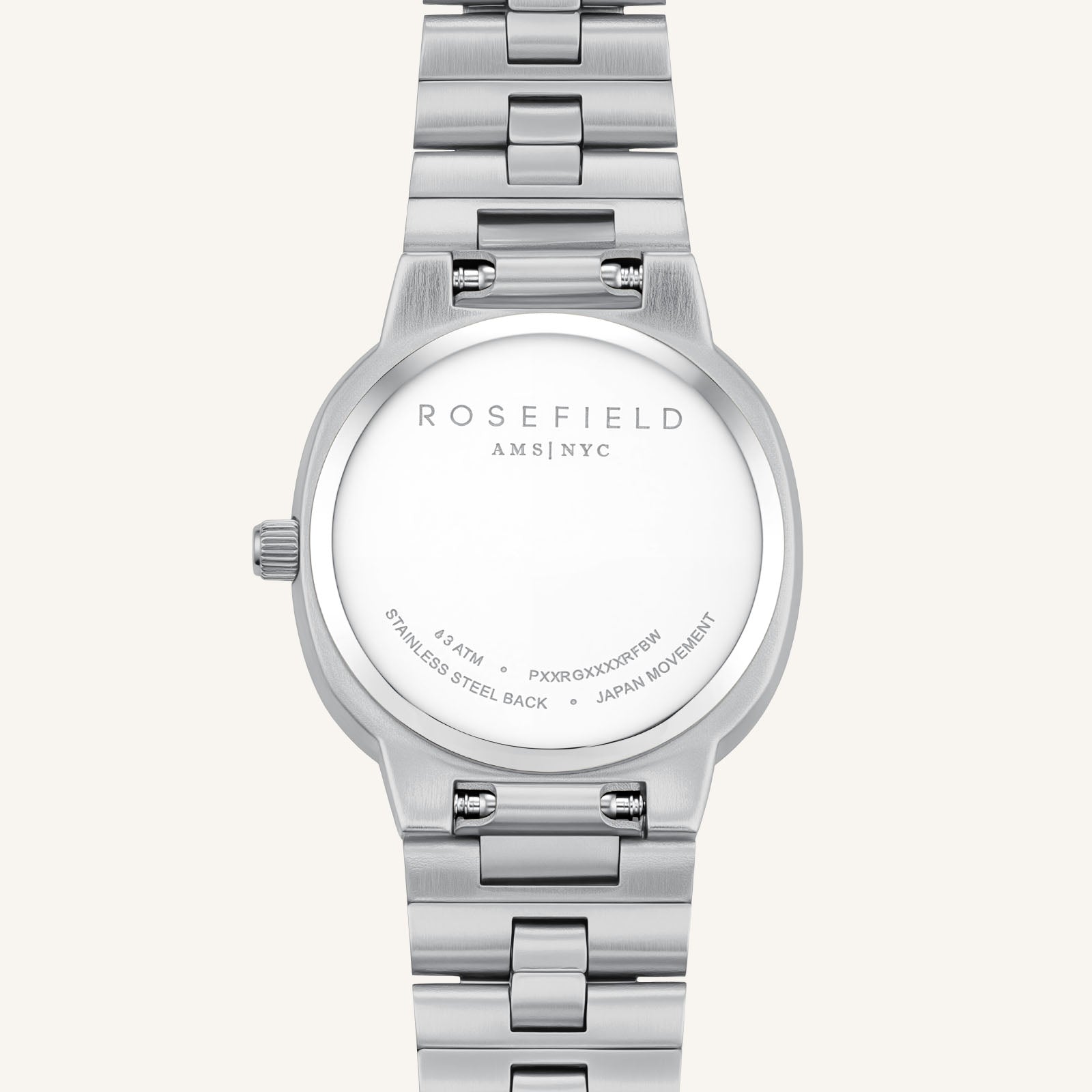 Rosefield Gaia XS Zilverkleurig Dames Horloge ORCSSS-OR05 M04