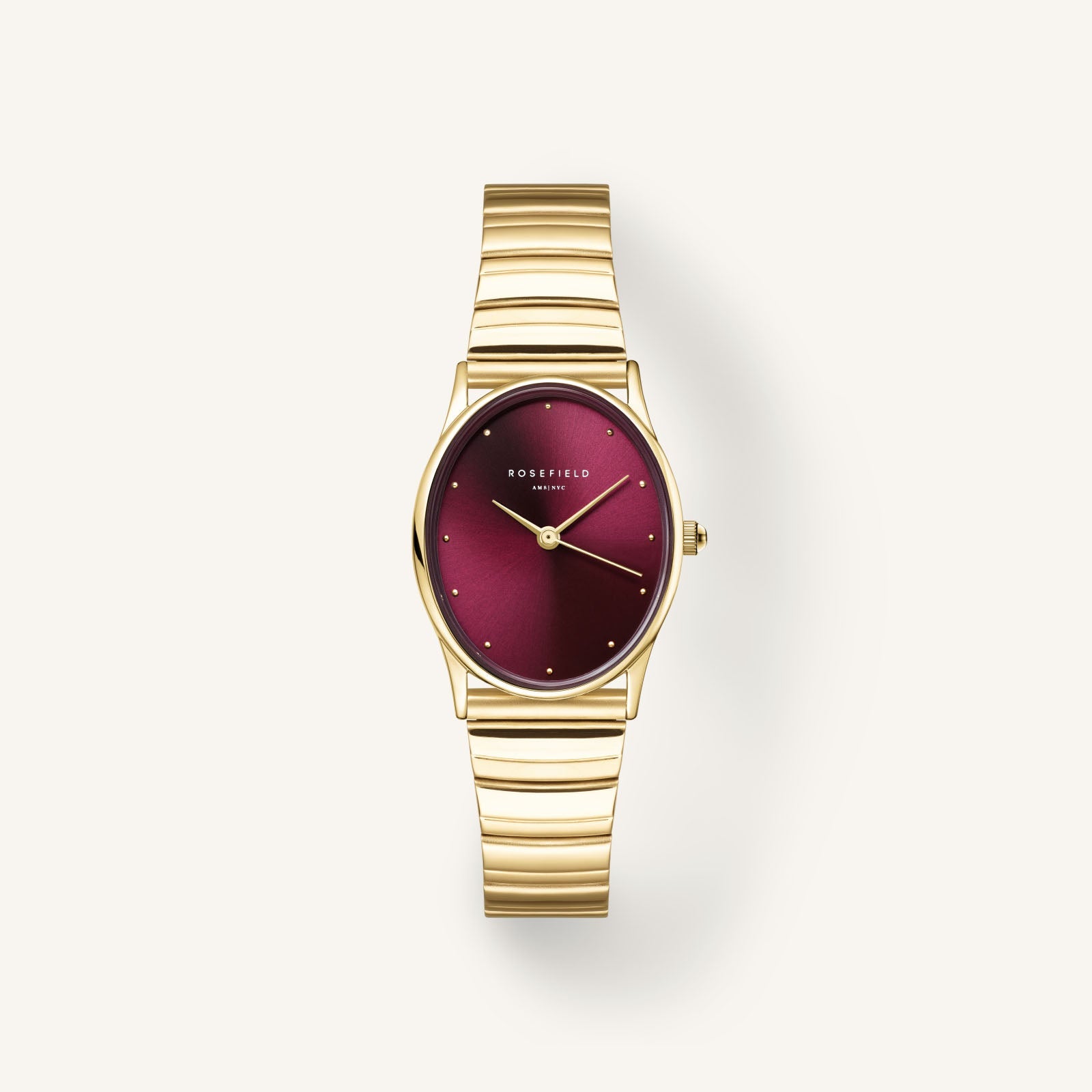 Rosefield Oval horloge OVGSG-OV15 productfoto M01 shadow