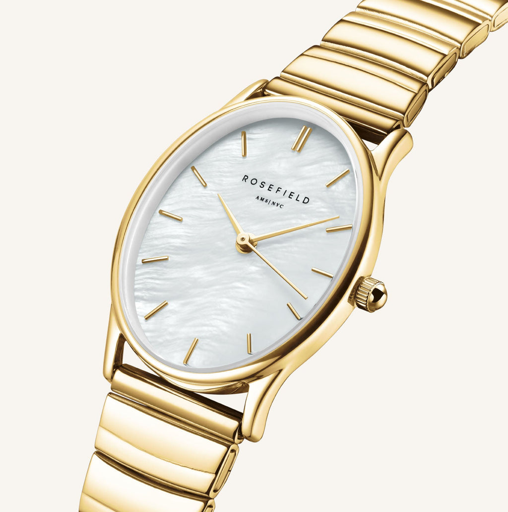 Rosefield Oval horloge OVWGSG-OV16 M02