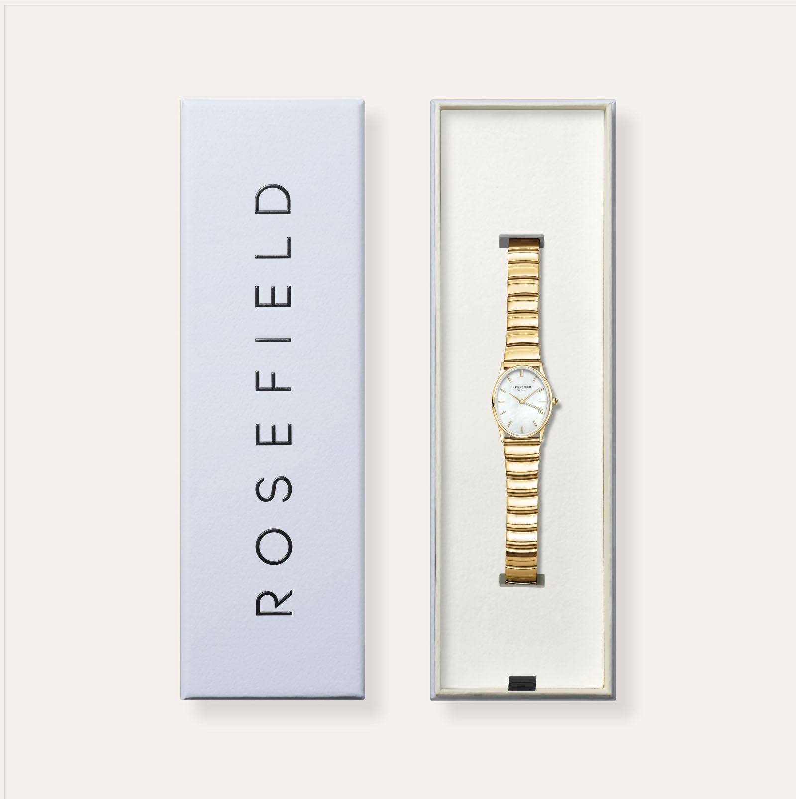 Rosefield Oval horloge OVWGSG-OV16 M03 shadow