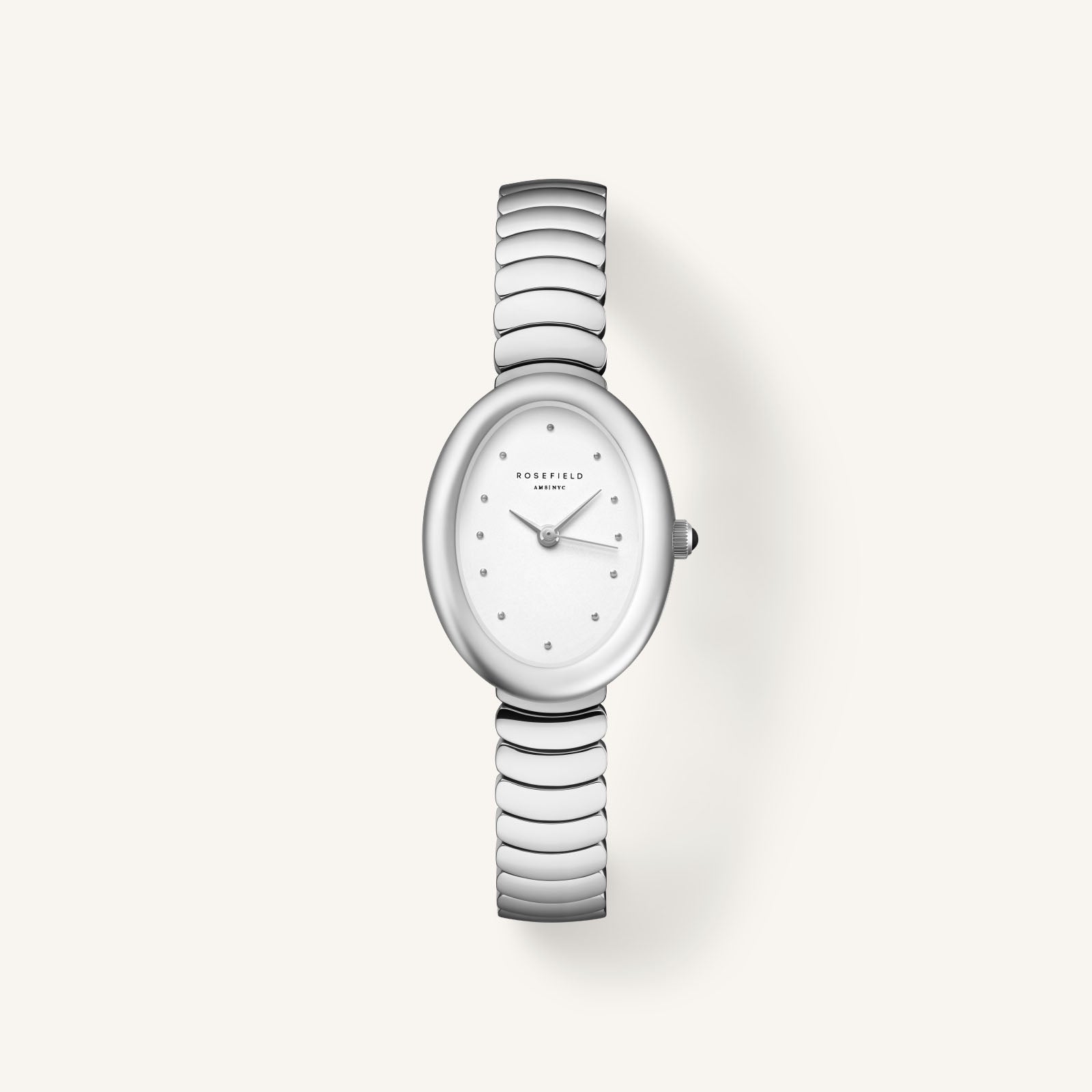 Rosefield Oval Evolution horloge OVWSSS-OV20 productfoto M01 shadow