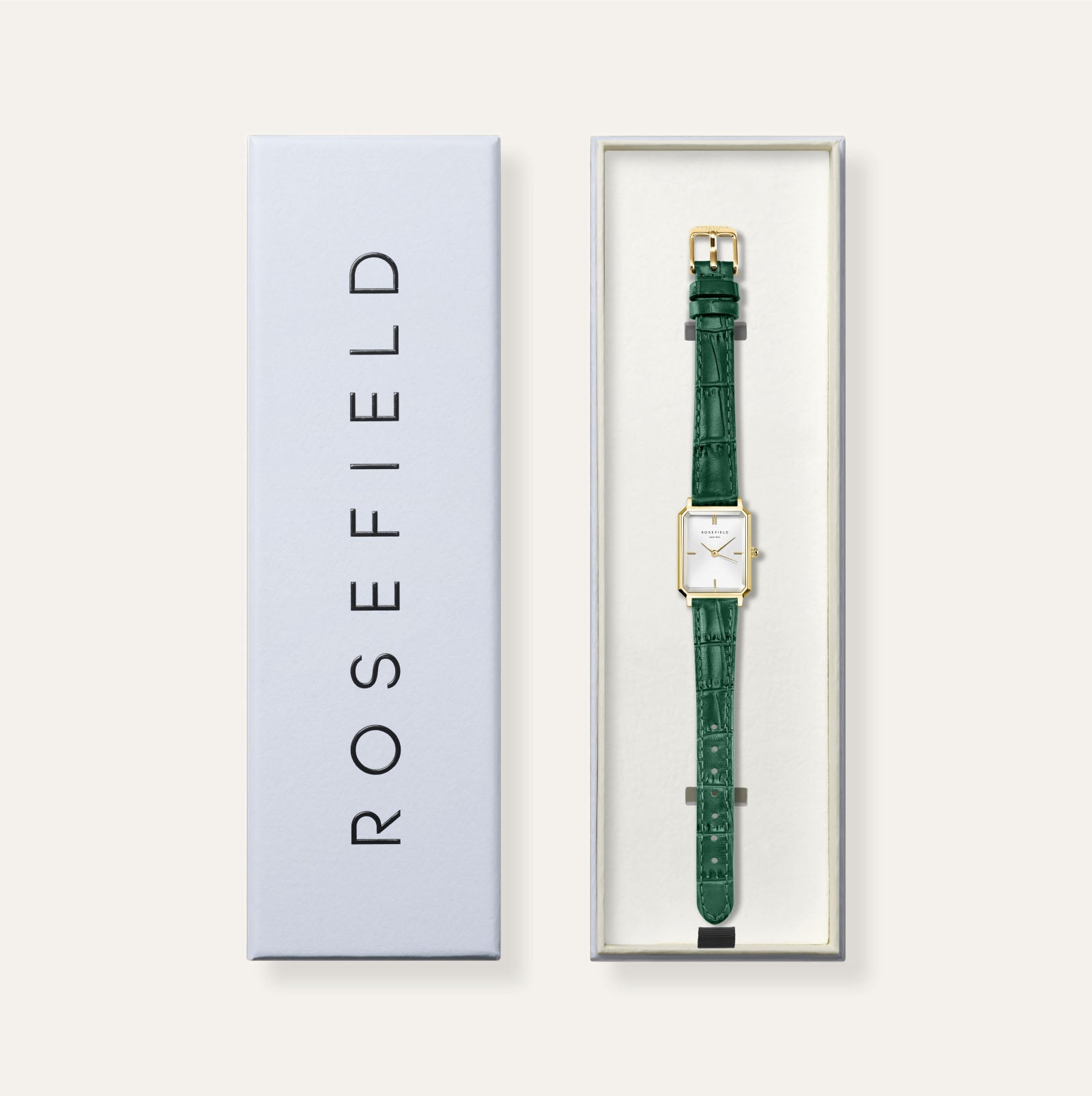 Rosefield Octagon XS horloge OWGLG-O86 M03 shadow