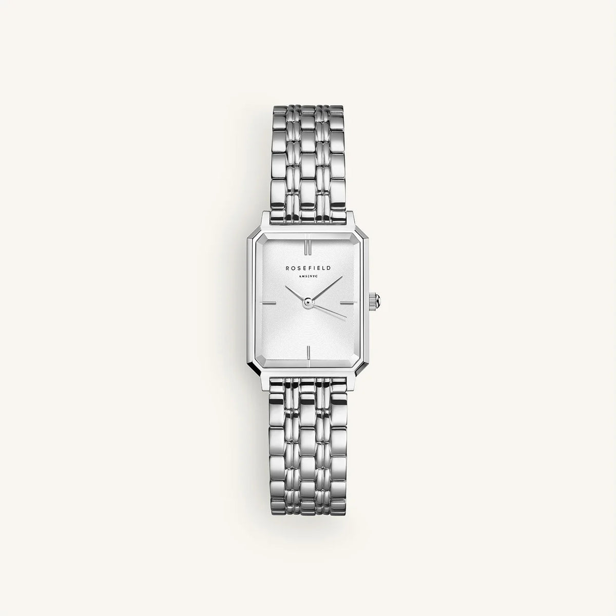 Octagon XS White Sunray Steel Silver