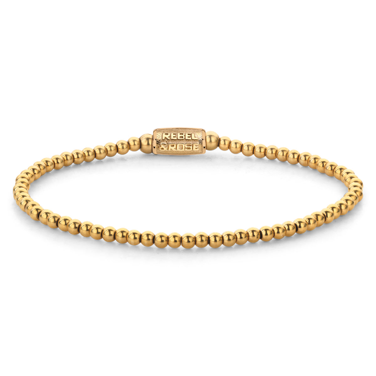 Rebel & Rose Gold-coloured Rocks armband 3 mm