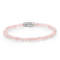 Rebel & Rose Pink Rose armband 4 mm - roze