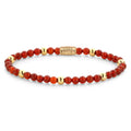 Rebel & Rose Amazing Grace armband 4 mm - rood en goudkleurig