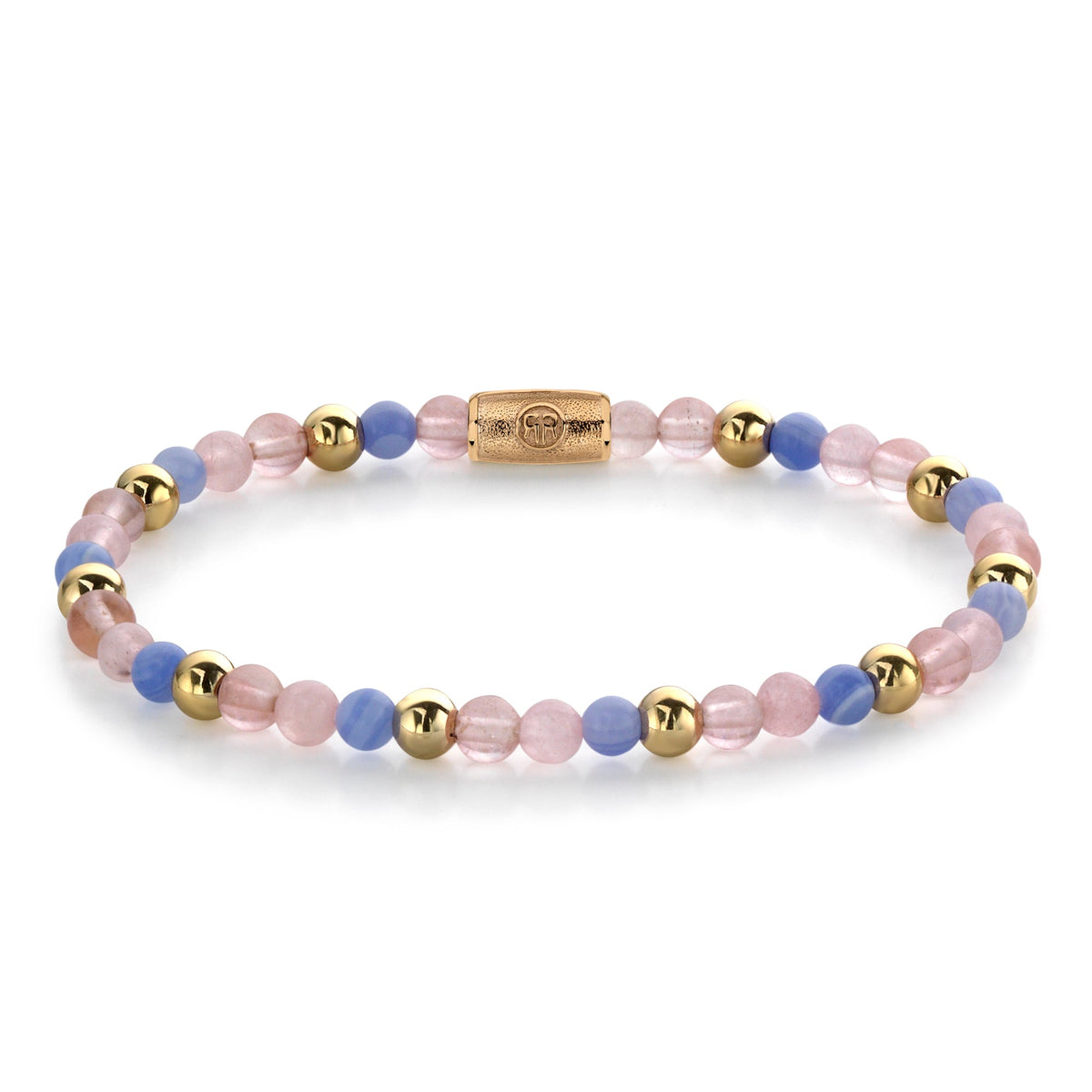 Rebel & Rose Blue Gold kralenarmband