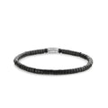 Rebel & Rose Slices - The Black Stone armband 4 mm - zwart