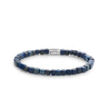 Rebel & Rose Roll The Dice - Lapis Lazuli armband 4 mm - blauw