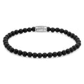 Rebel & Rose Black Velvet armband 4 mm - zwart