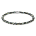 Rebel & Rose Glass Rocks Black Leopard kralenarmband