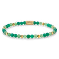 Rebel & Rose Green Morning Vibes gold-coloured armband 4 mm - multicolor