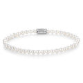 Rebel & Rose Pearl Gem armband 4 mm - wit