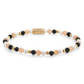 Rebel & Rose Black Glam Rocks Party armband 4 mm - multicolor