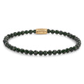 Rebel & Rose Green Glam Rocks gold-coloured armband 4 mm - groen
