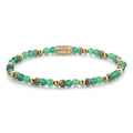 Rebel & Rose Green Morning Glam Rocks armband 4 mm - multicolor