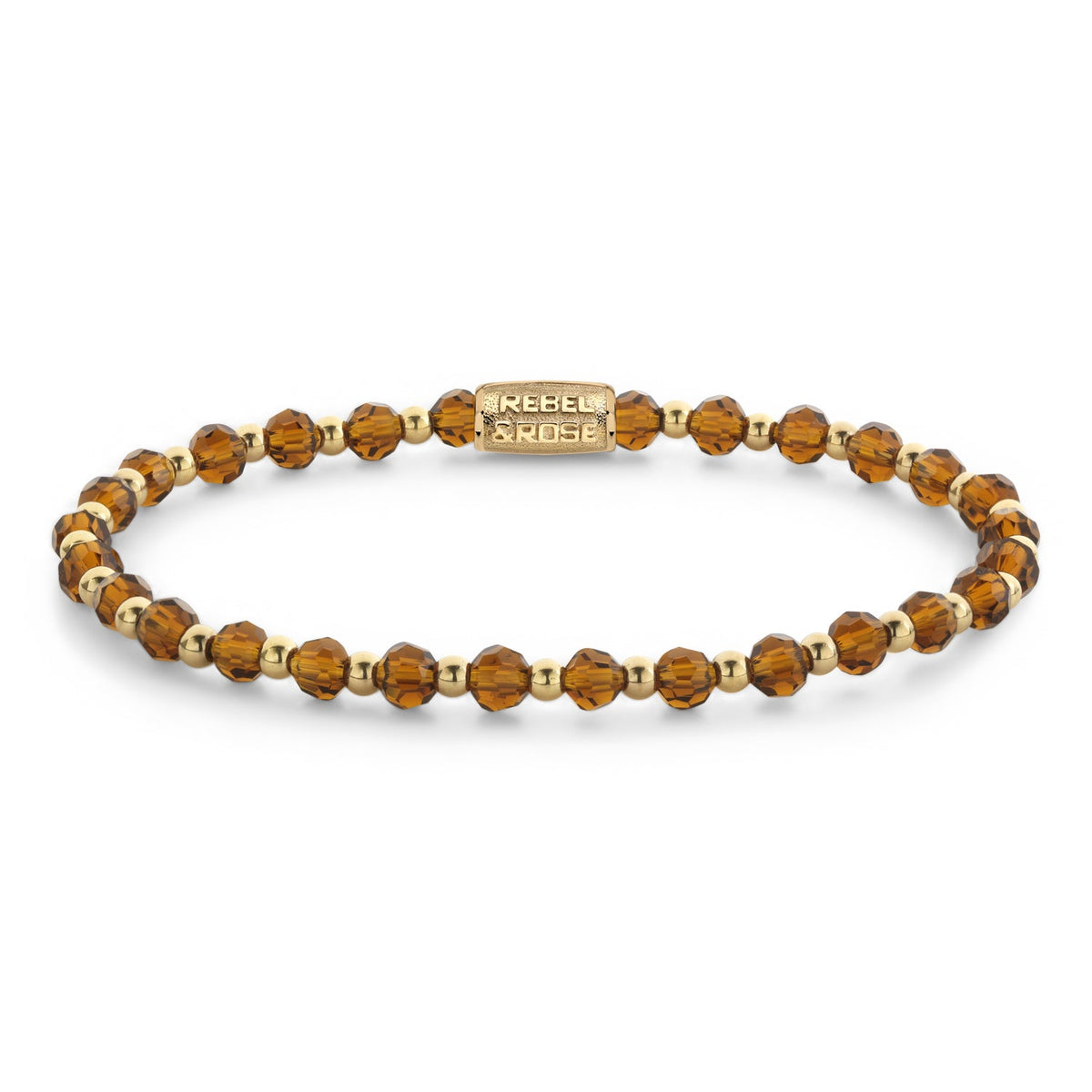 Rebel & Rose Mix Autumn Love Glam Rocks armband 4 mm - multicolor