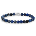 Rebel & Rose Midnight Blue armband 6 mm - blauw