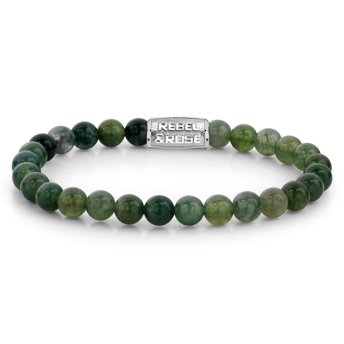Rebel & Rose Secret Garden armband 6 mm - groen