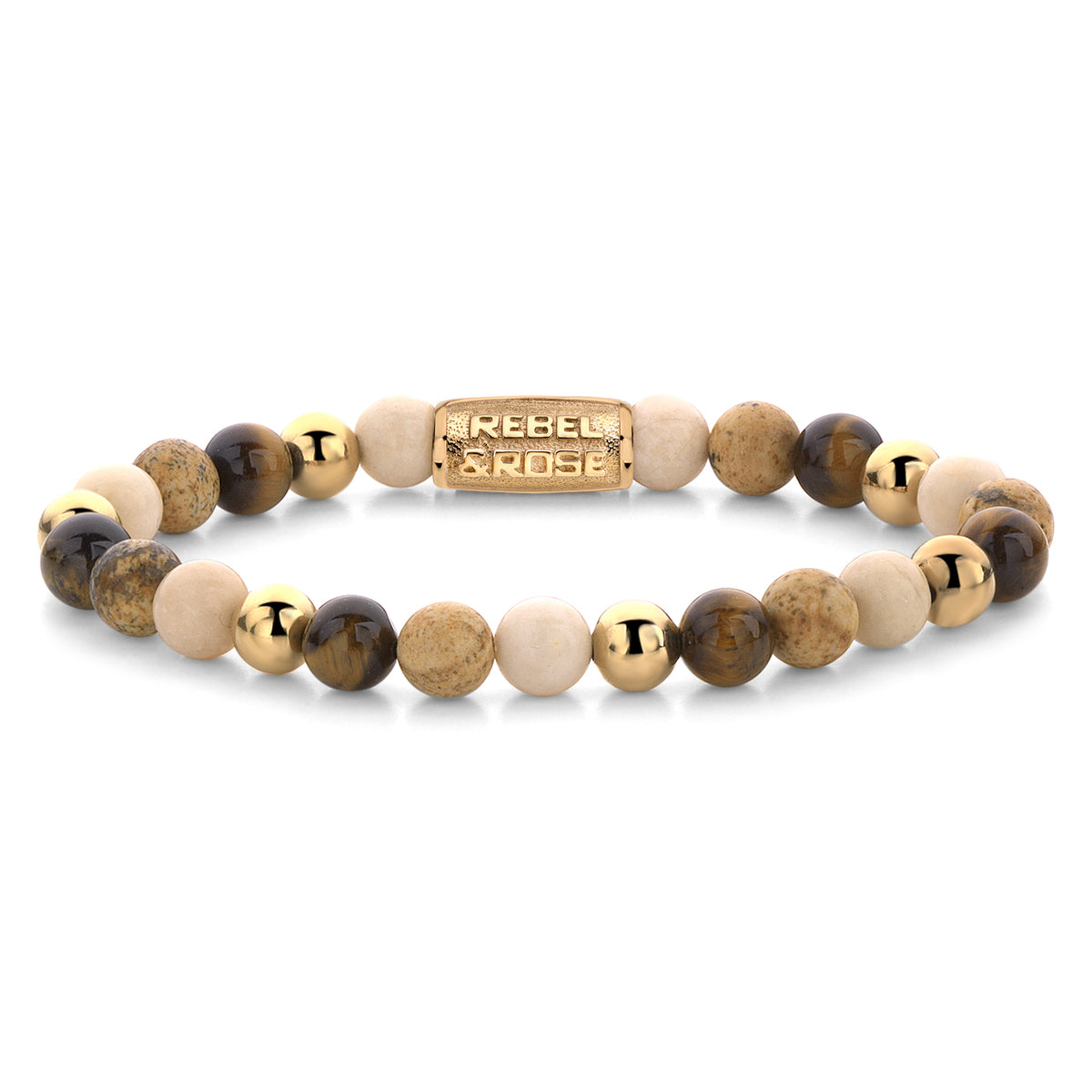 Rebel & Rose Autumn Love armband 6 mm - goudkleurig