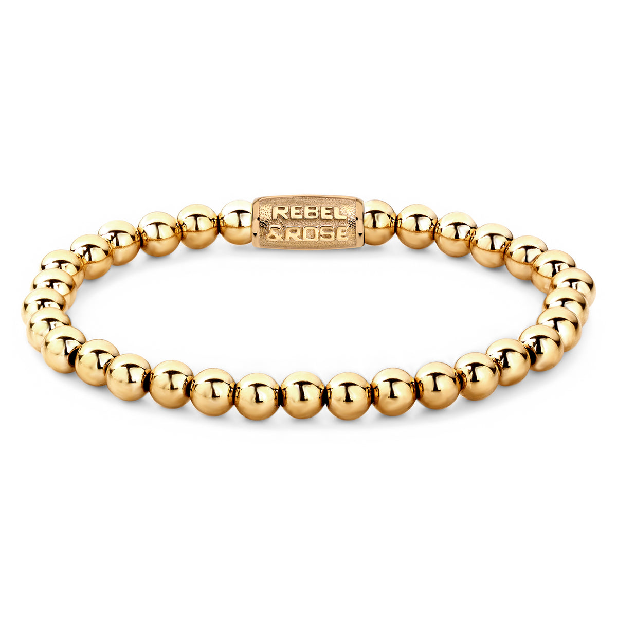 Rebel & Rose Gold-coloured Rocks armband 6 mm