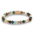 Rebel & Rose Spring Shine gold-coloured armband 6 mm - multicolor
