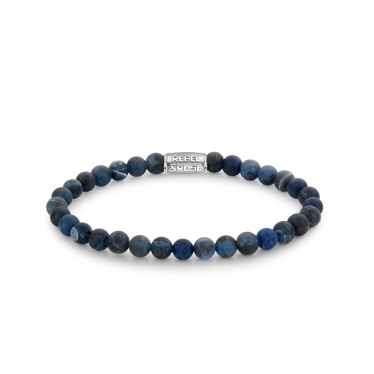 Rebel & Rose Matt Midnight kralenarmband