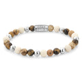 Rebel & Rose Autumn Love armband 6 mm - bruin