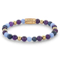 Rebel & Rose Are Violets Blue? gold-coloured armband 6 mm - multicolor