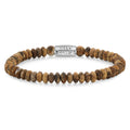 Rebel & Rose Woodstock Round Slices kralenarmband