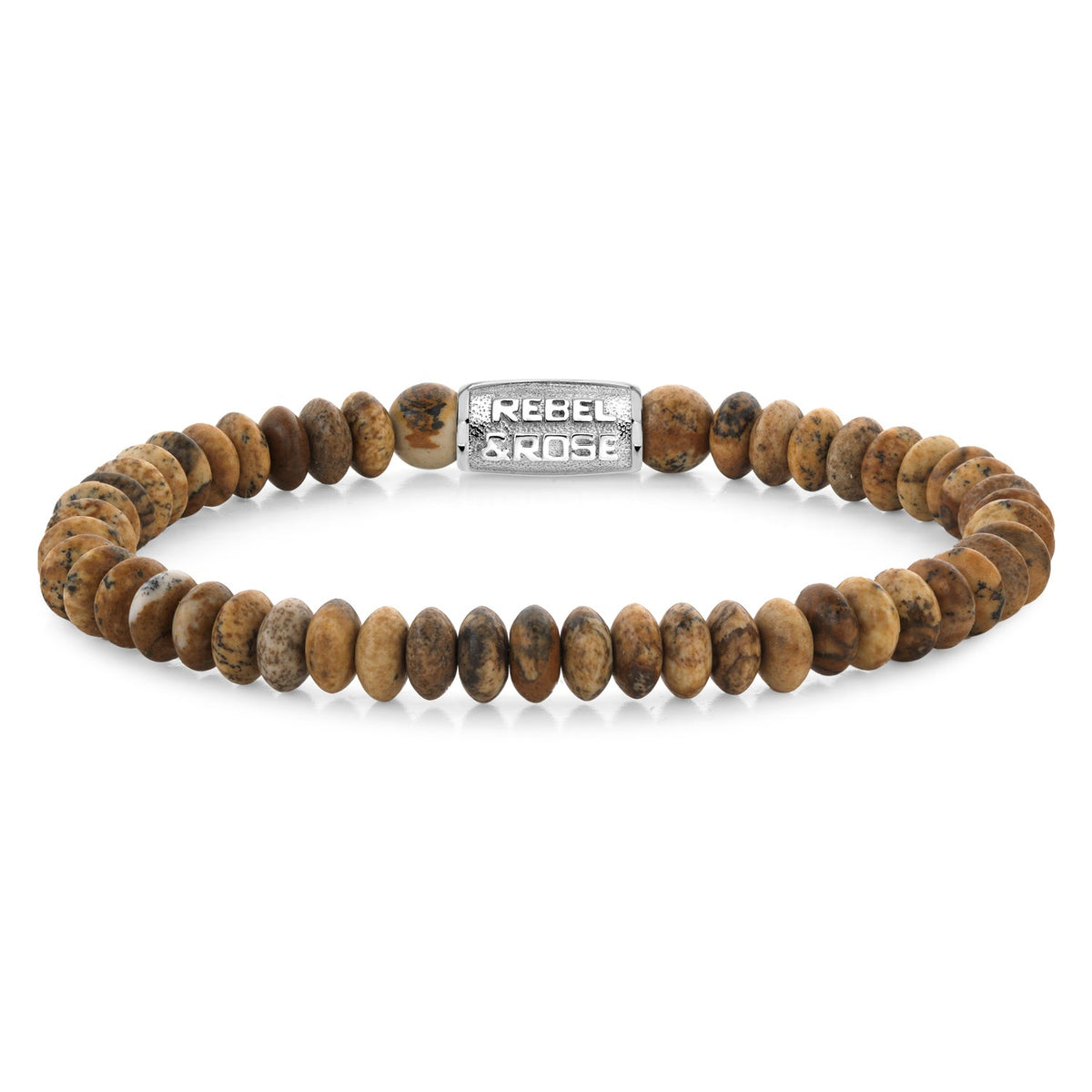 Rebel & Rose Woodstock Round Slices kralenarmband