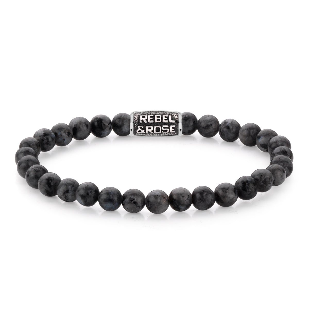 Rebel & Rose Grey Seduction Vintage armband 6 mm