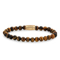 Rebel & Rose Tiger Lily gold-coloured armband 6 mm - bruin