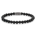 Rebel & Rose Black Velvet Vintage armband 6 mm - zwart