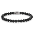 Rebel & Rose Black Velvet Vintage armband 6 mm - zwart