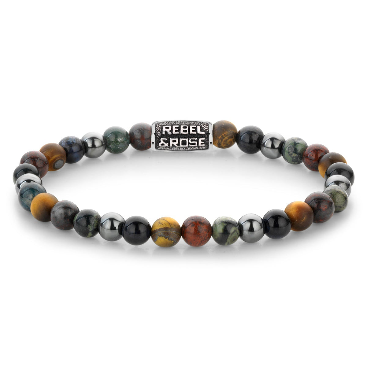Rebel & Rose Stormy Weather Vintage armband 6 mm - multicolor