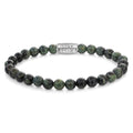 Rebel & Rose Green Rocks armband 6 mm - groen