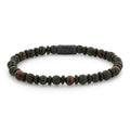 Rebel & Rose Variations Mix-Black armband 6 mm - zwart
