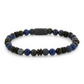 Rebel & Rose Variations Mix-Blue armband 6 mm - blauw