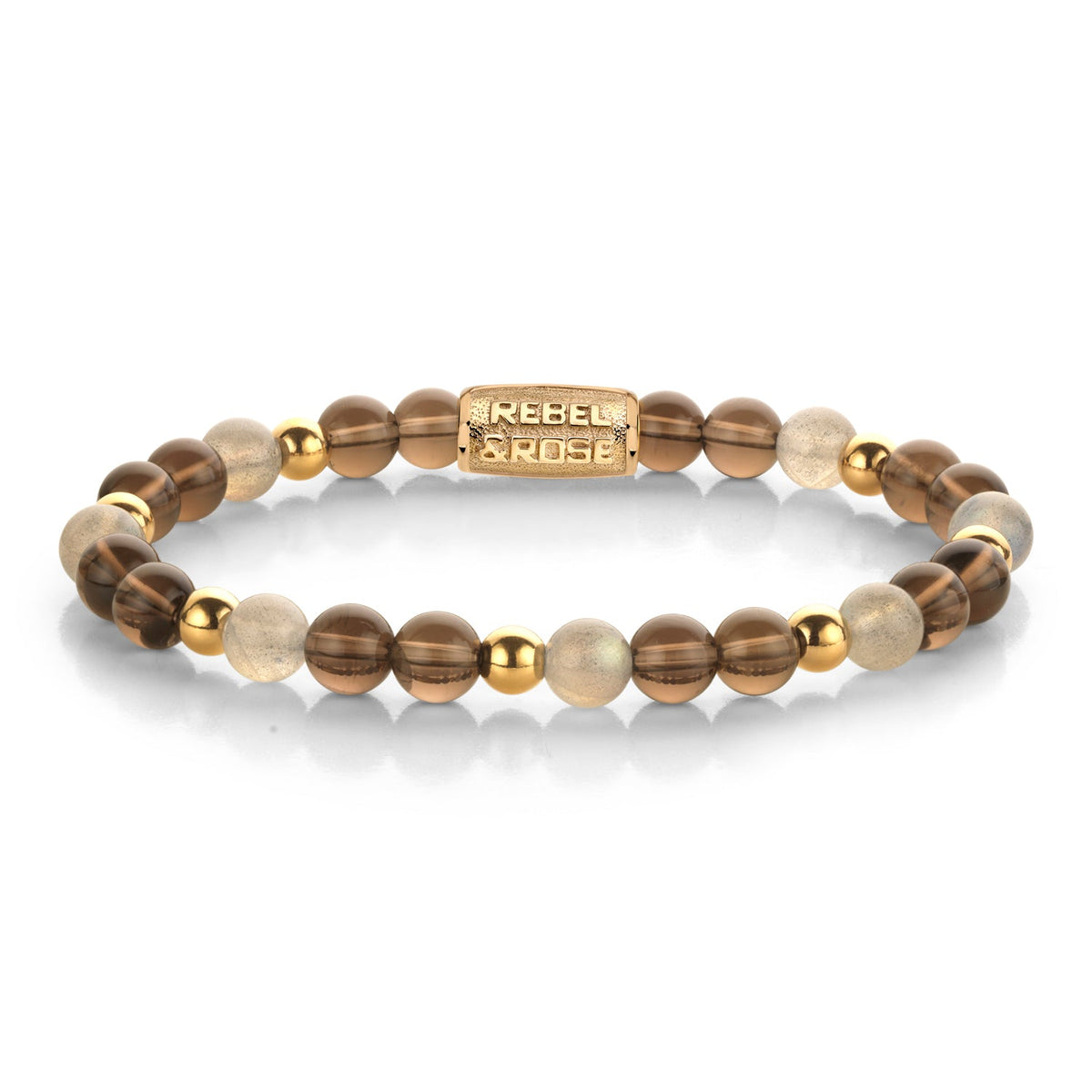 Rebel & Rose Winter Haze Gold kralenarmband