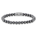 Rebel & Rose Grey Silver Shine DV armband 6 mm - grijs