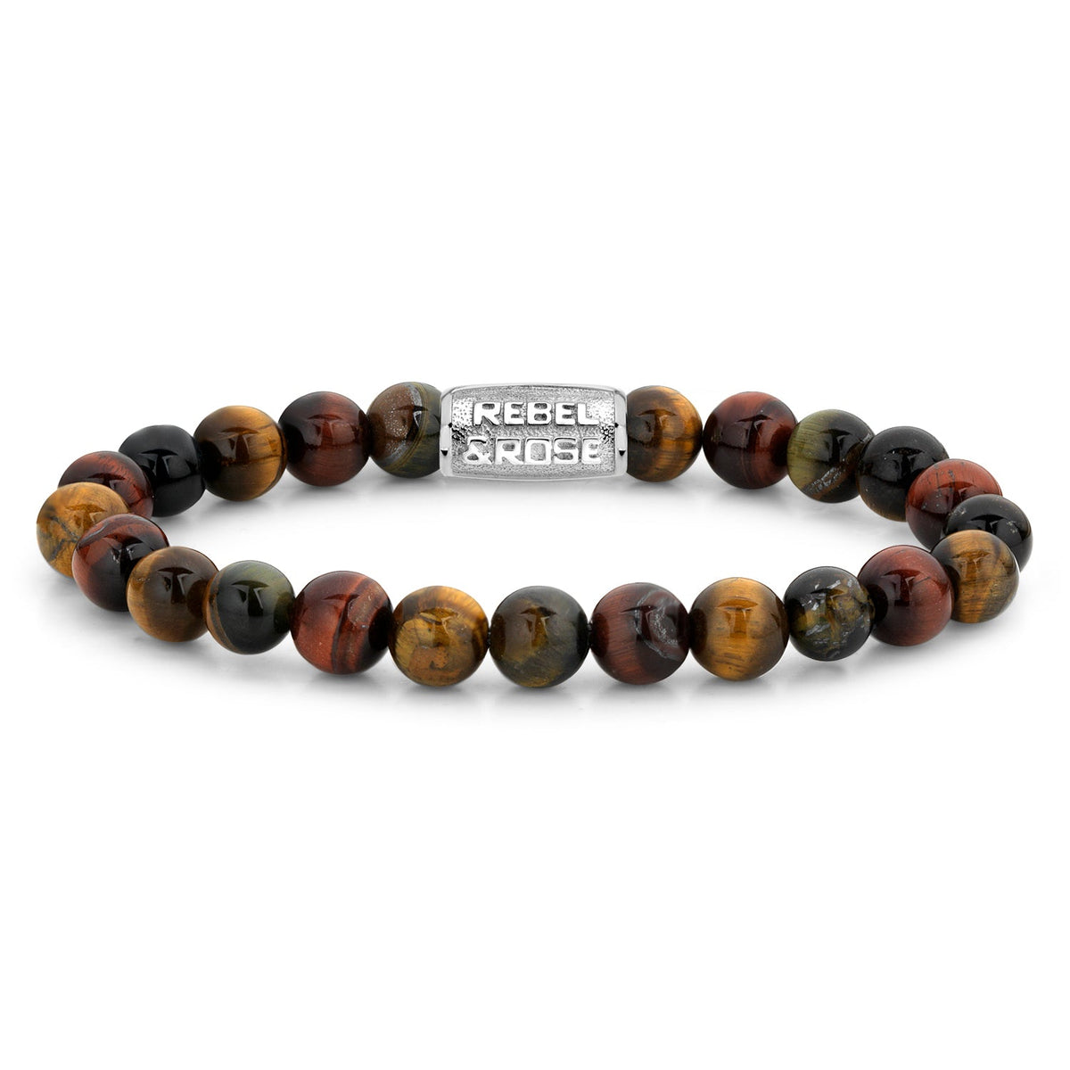 Rebel & Rose Who's afraid of the Tiger armband 8 mm - multicolor