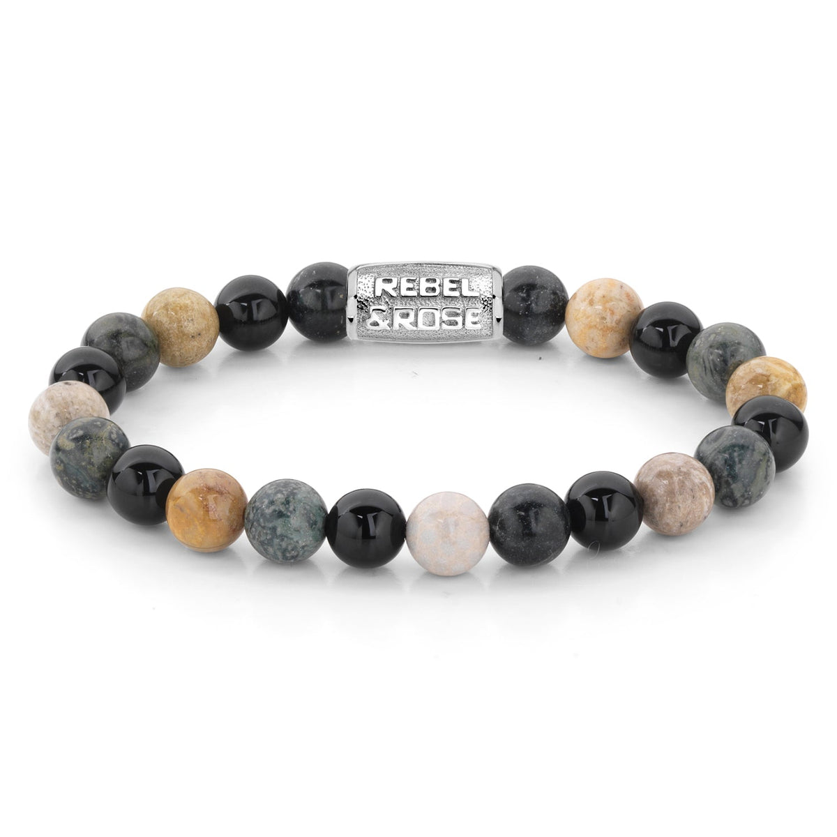 Rebel & Rose Autumn Storm armband 8 mm - multicolor