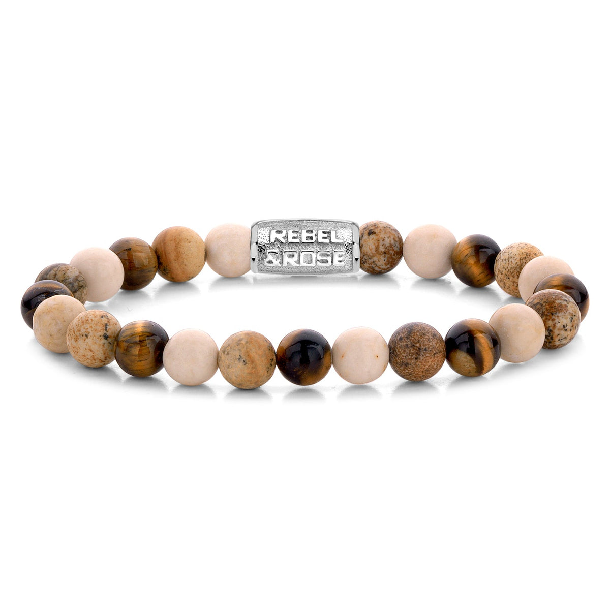 Rebel & Rose Autumn Love armband 8 mm - multicolor