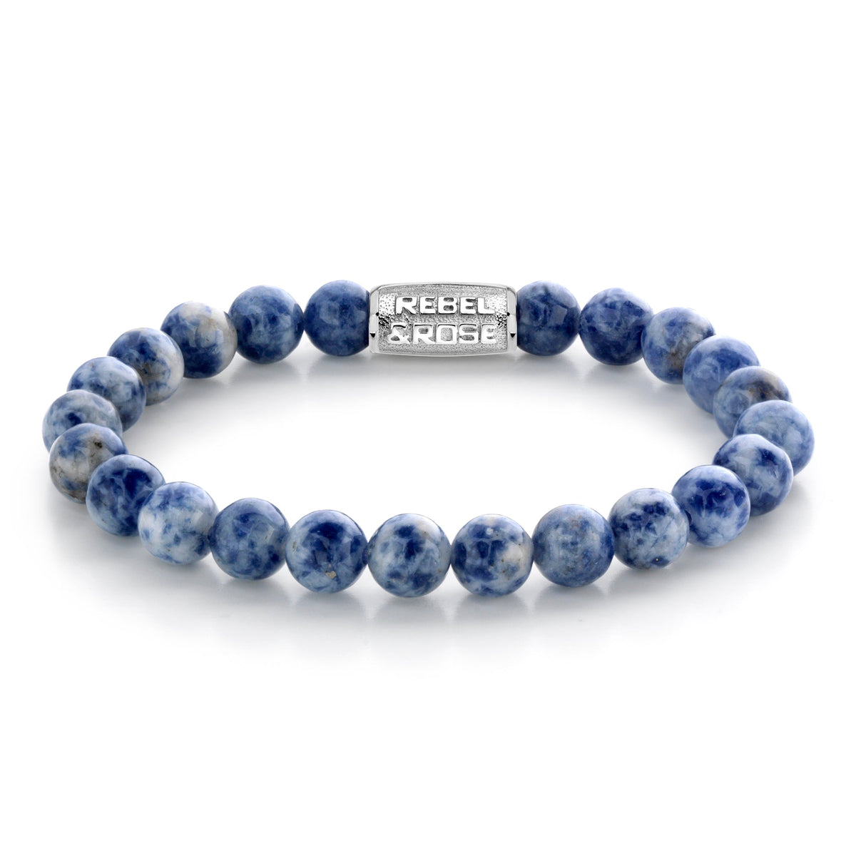 Rebel & Rose Dutch Delfts Blue armband 8 mm - blauw