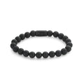 Rebel & Rose Mad Panther - All-Black armband 8 mm