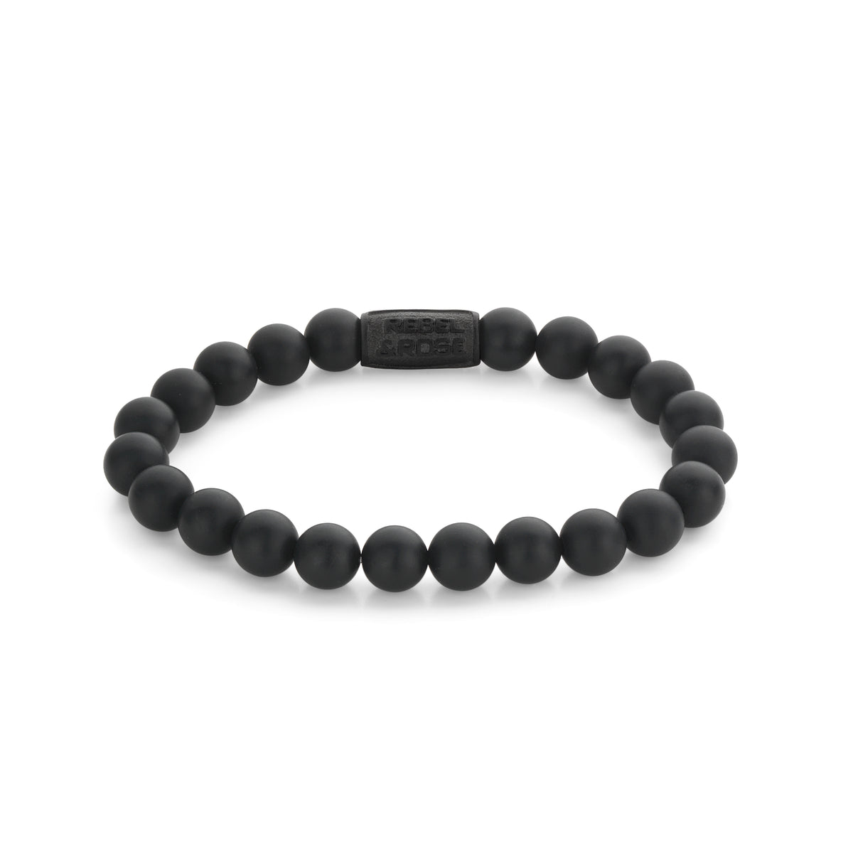 Rebel & Rose Mad Panther - All-Black armband 8 mm