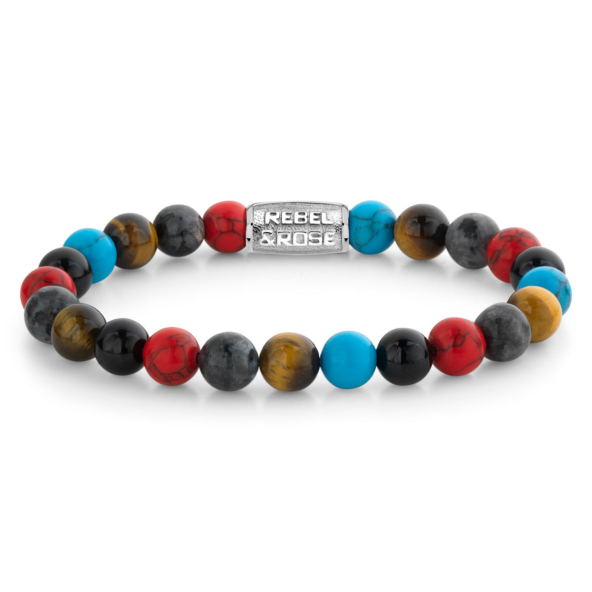 Rebel & Rose Red Hot Summer armband 8 mm - multicolor