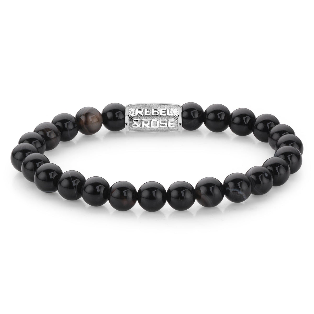 Rebel & Rose Black Velvet kralenarmband