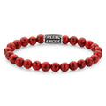 Rebel & Rose Red Delight Vintage armband 8 mm - rood